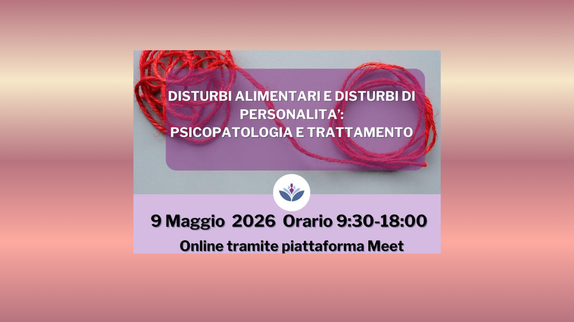 DISTURBI ALIMENTARI E  DISTURBI DI PERSONALITA’:  PSICOPATOLOGIA E TRATTAMENTO