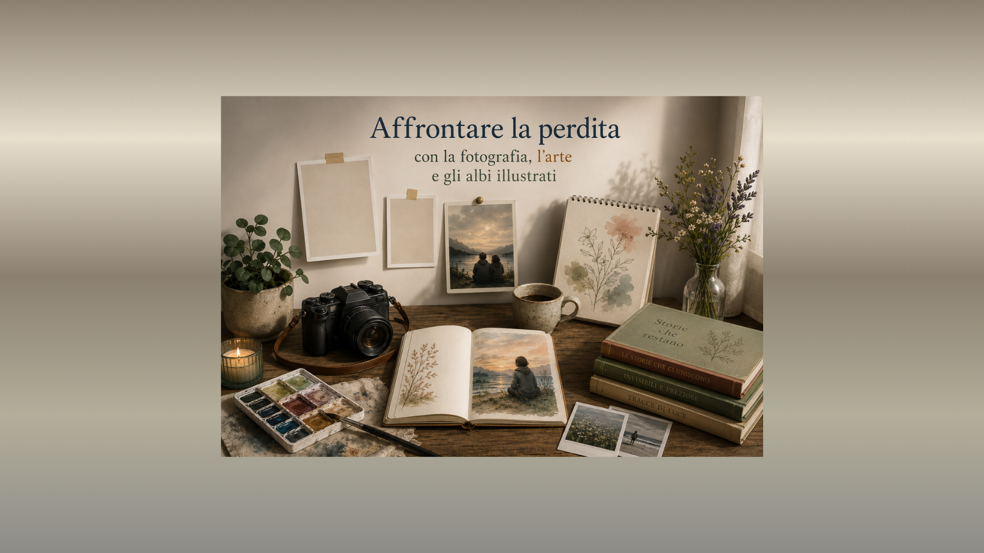 AFFRONTARE LA PERDITA CON LA FOTOGRAFIA, L'ARTE E GLI ALBI ILLUSTRATI
